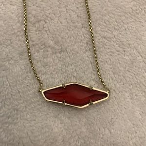 Maroon Kendra Scott necklace